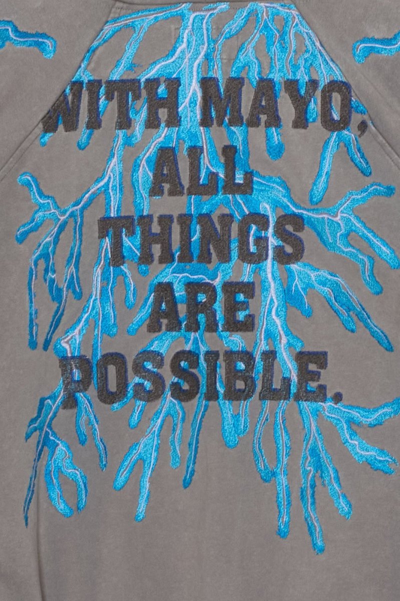 画像4: MAYO　GREAT MAYO THUNDER EMBROIDERY ZIP UP HOODIE (4)