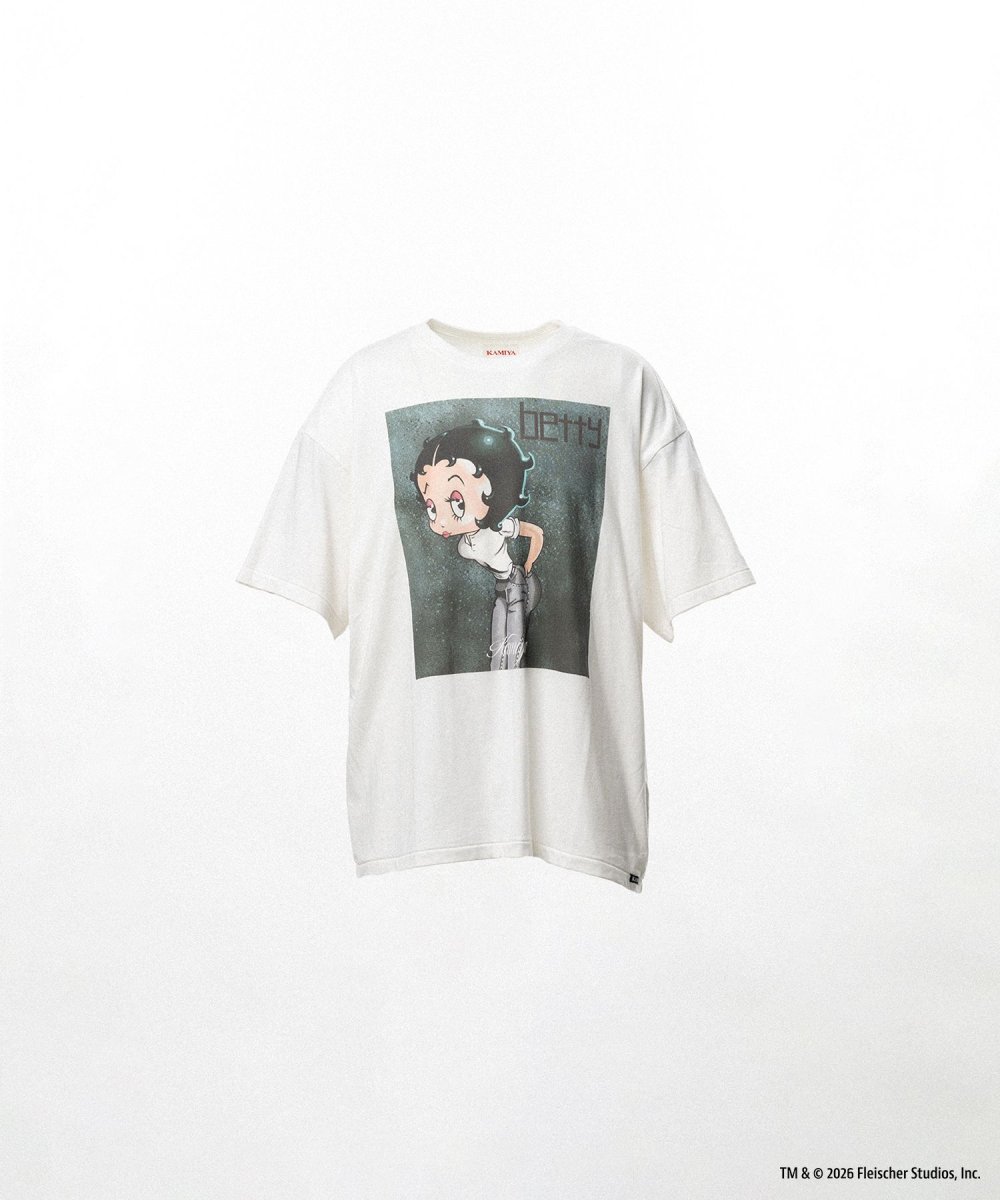 画像1: Betty Boop™ × KAMIYA "I’m coming out" T-shirt (1)