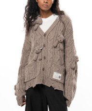 画像8: "PINK HOUSE x MMY" Bear Motif Knit Cardigan (8)