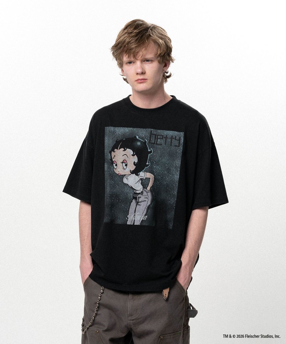 画像4: Betty Boop™ × KAMIYA "I’m coming out" T-shirt (4)
