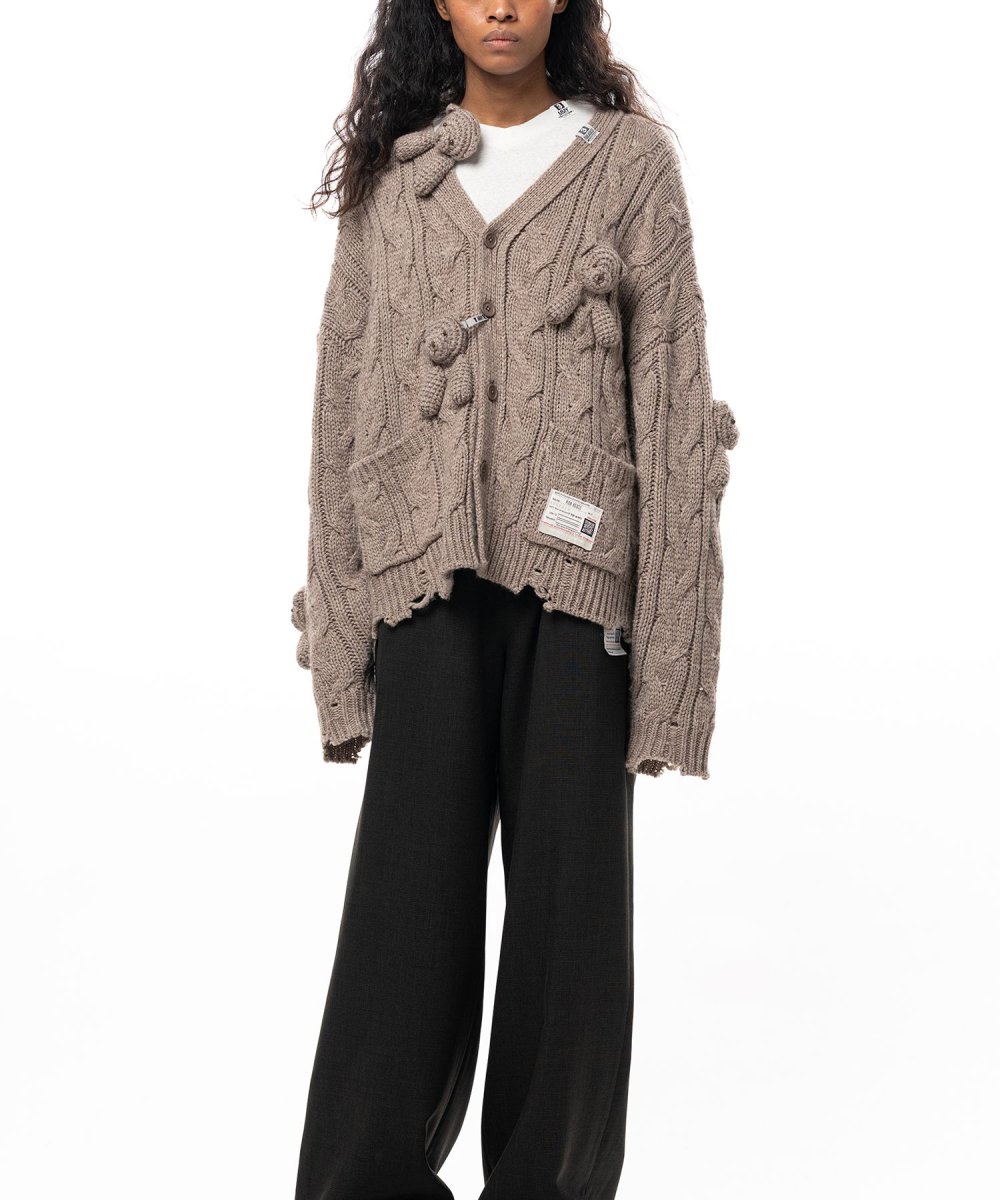 画像6: "PINK HOUSE x MMY" Bear Motif Knit Cardigan (6)