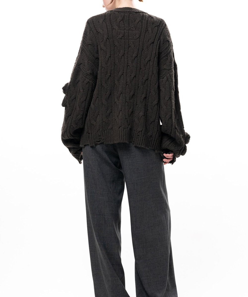 画像12: "PINK HOUSE x MMY" Bear Motif Knit Cardigan (12)