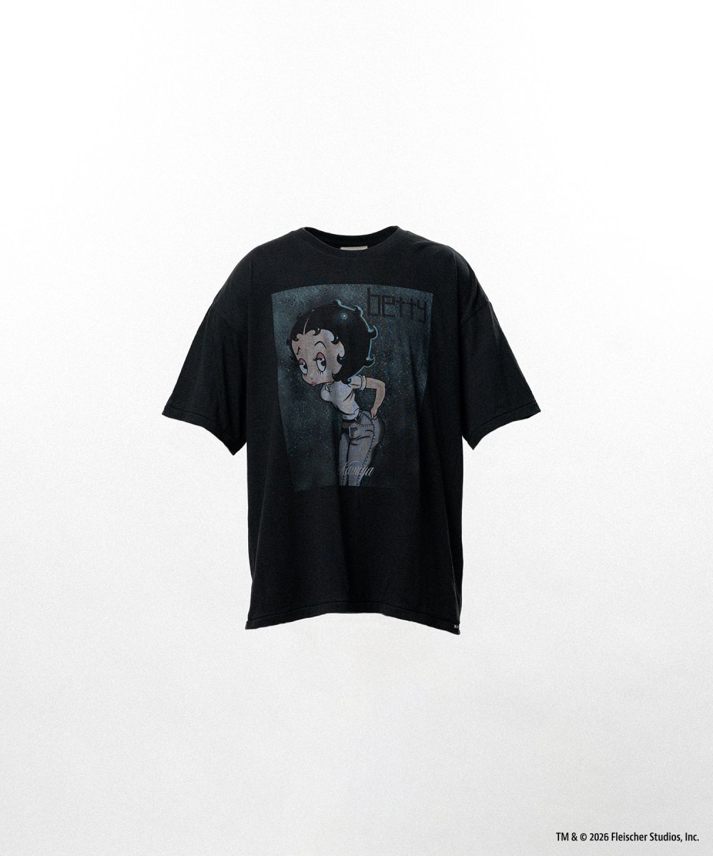 画像1: Betty Boop™ × KAMIYA "I’m coming out" T-shirt (1)