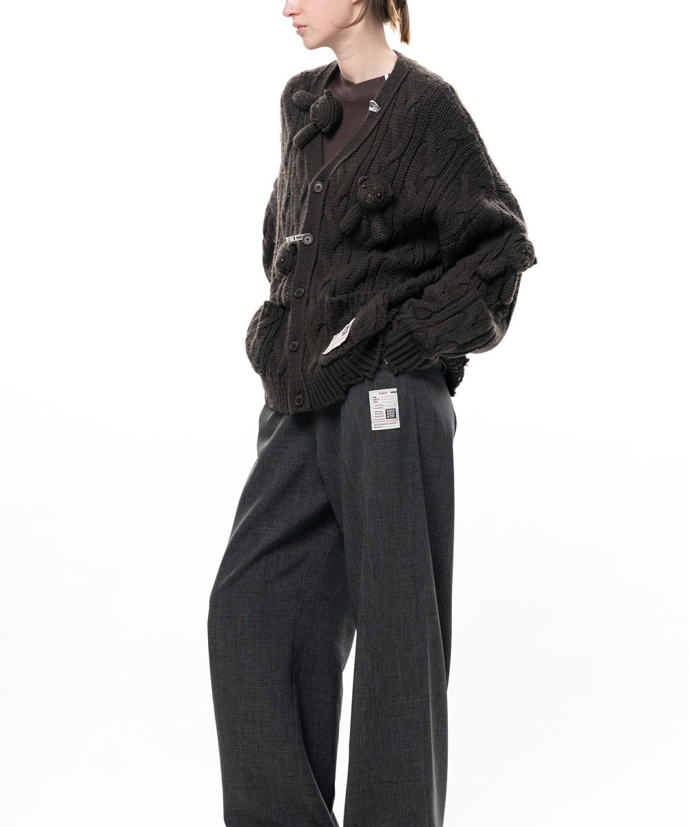 画像9: "PINK HOUSE x MMY" Bear Motif Knit Cardigan (9)