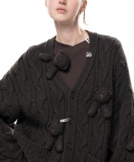 画像11: "PINK HOUSE x MMY" Bear Motif Knit Cardigan (11)