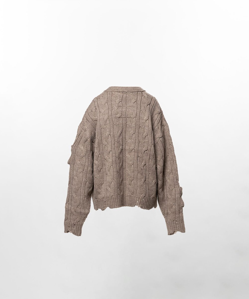 画像2: "PINK HOUSE x MMY" Bear Motif Knit Cardigan (2)
