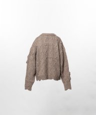 画像2: "PINK HOUSE x MMY" Bear Motif Knit Cardigan (2)
