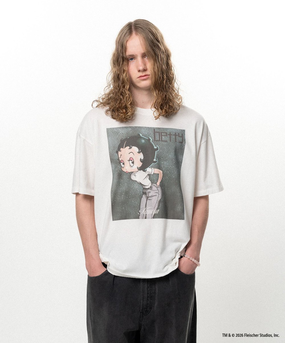 画像4: Betty Boop™ × KAMIYA "I’m coming out" T-shirt (4)