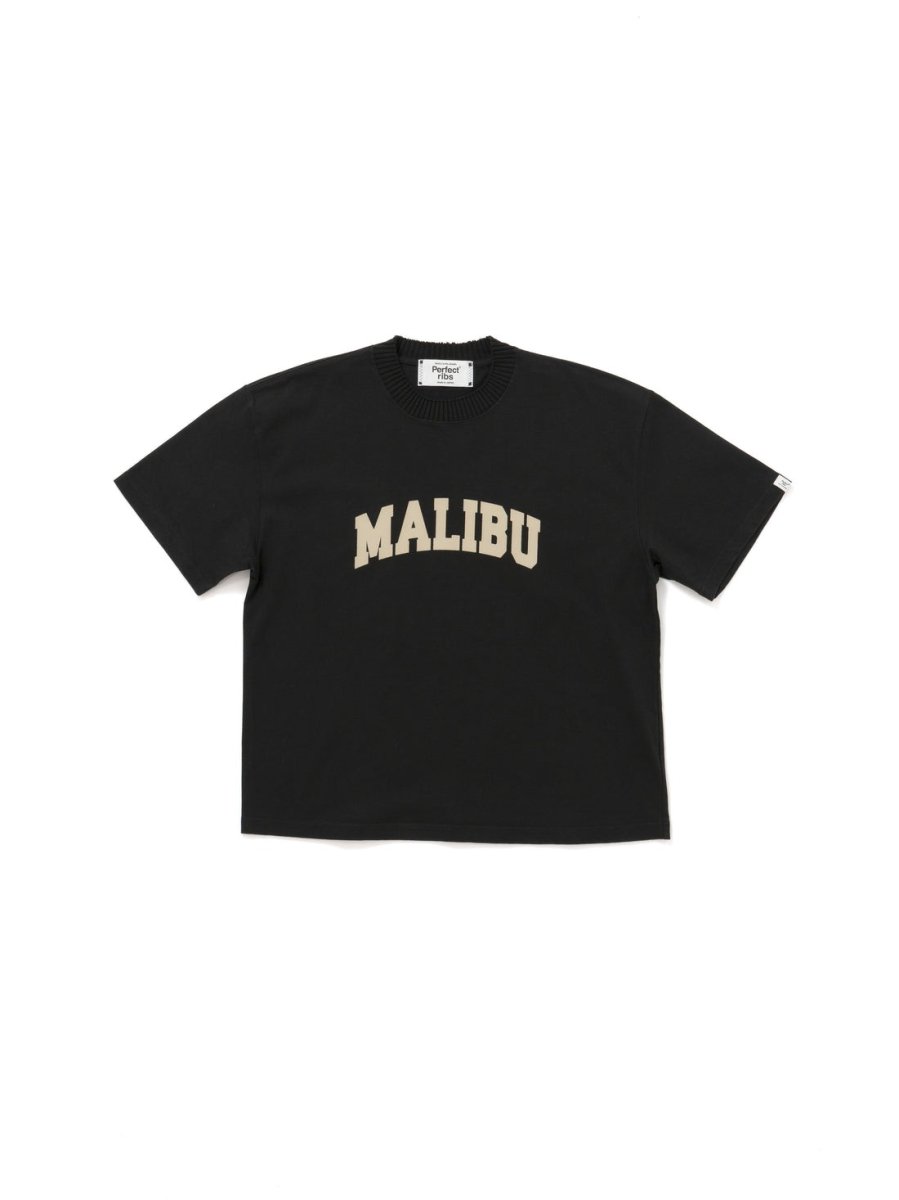 画像1: 【Perfect ribs®︎×A LOVE MOVEMENT】"MALIBU / HELP US" Basic Short Sleeve T Shirts  (1)