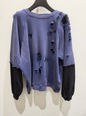 画像1: BASKETCASE GALLERY  Damage Sweatshirt (1)