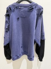 画像2: BASKETCASE GALLERY  Damage Sweatshirt (2)