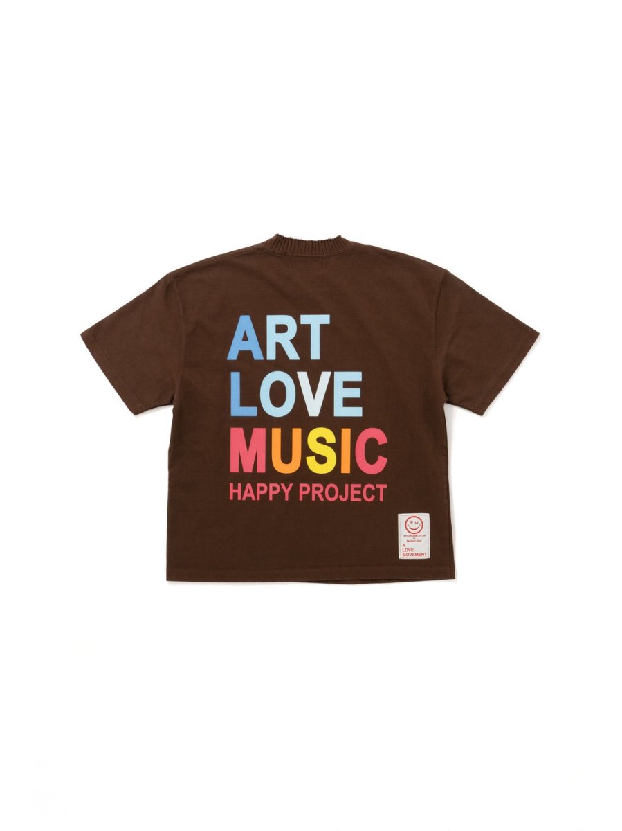画像2: 【Perfect ribs®︎×A LOVE MOVEMENT】ART LOVE MUSIC / Basic Short Sleeve T Shirts (2)