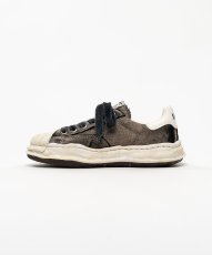 画像2: "BLAKEY" OG Sole Bleached Canvas Low-top Sneakers (2)