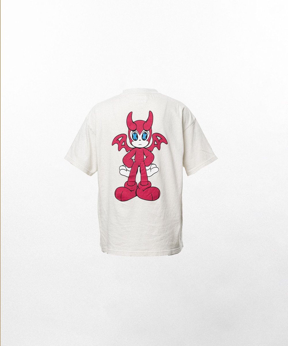画像2: KAMIYA BAKENEKO"Distressed Pocket T-shirt (2)