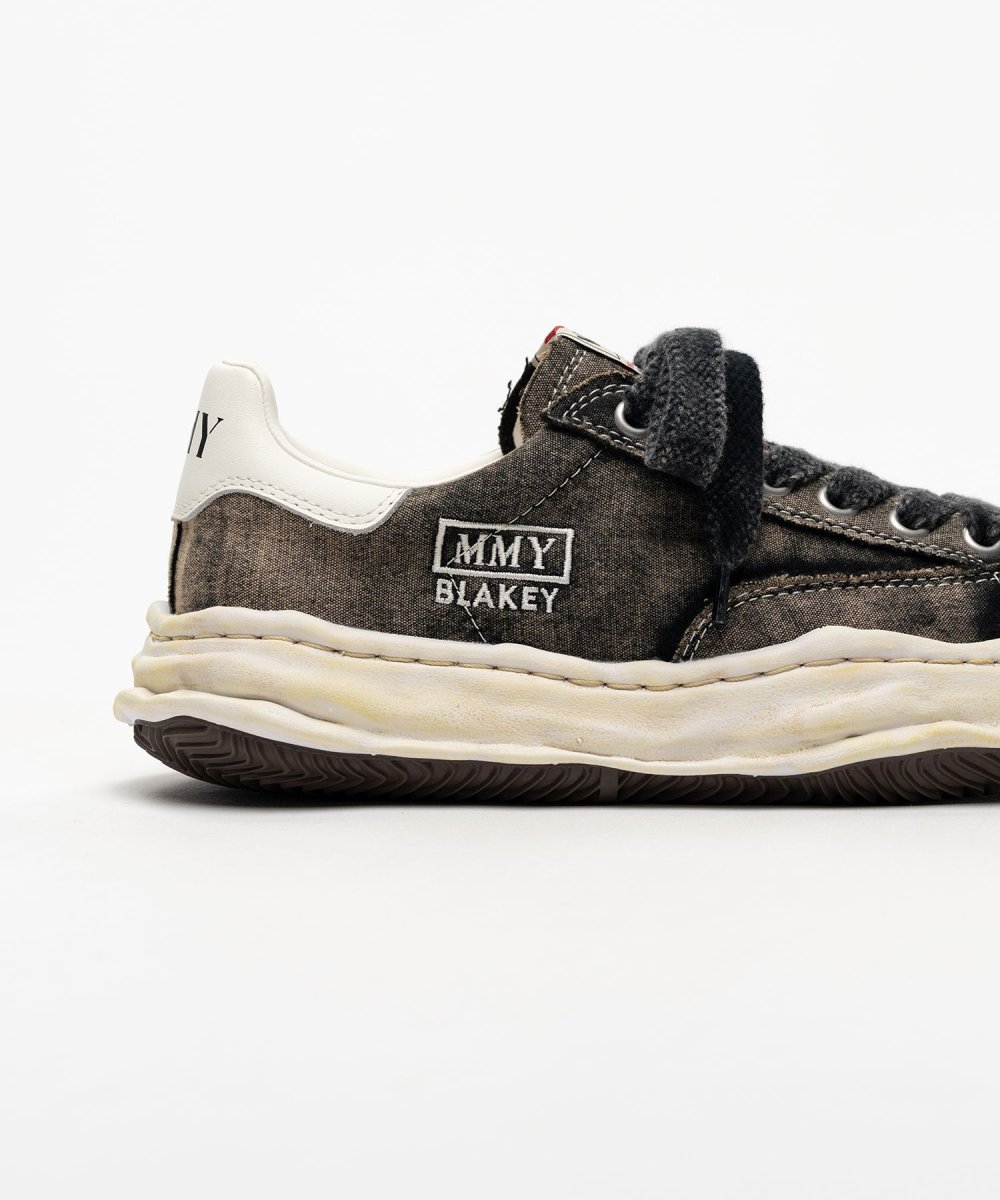 画像6: "BLAKEY" OG Sole Bleached Canvas Low-top Sneakers (6)