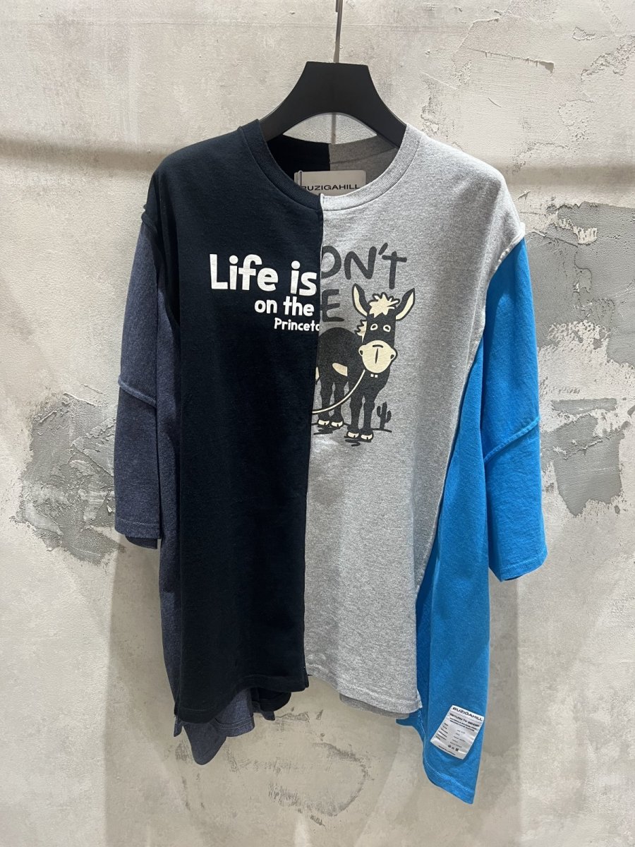 画像1: BUZIGAHIL   Four panel SS tshirt (1)