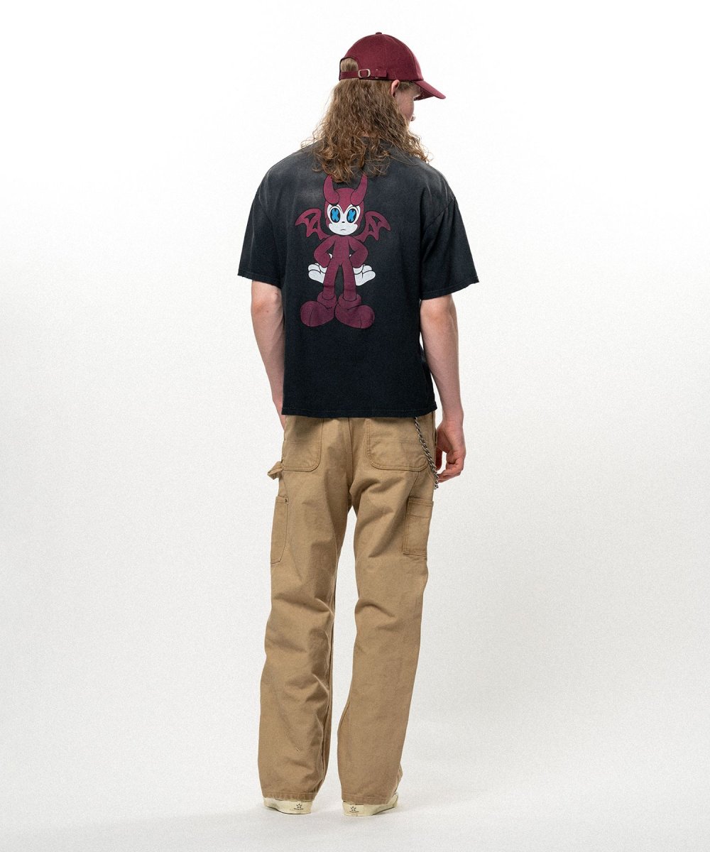 画像4: KAMIYA BAKENEKO"Distressed Pocket T-shirt (4)