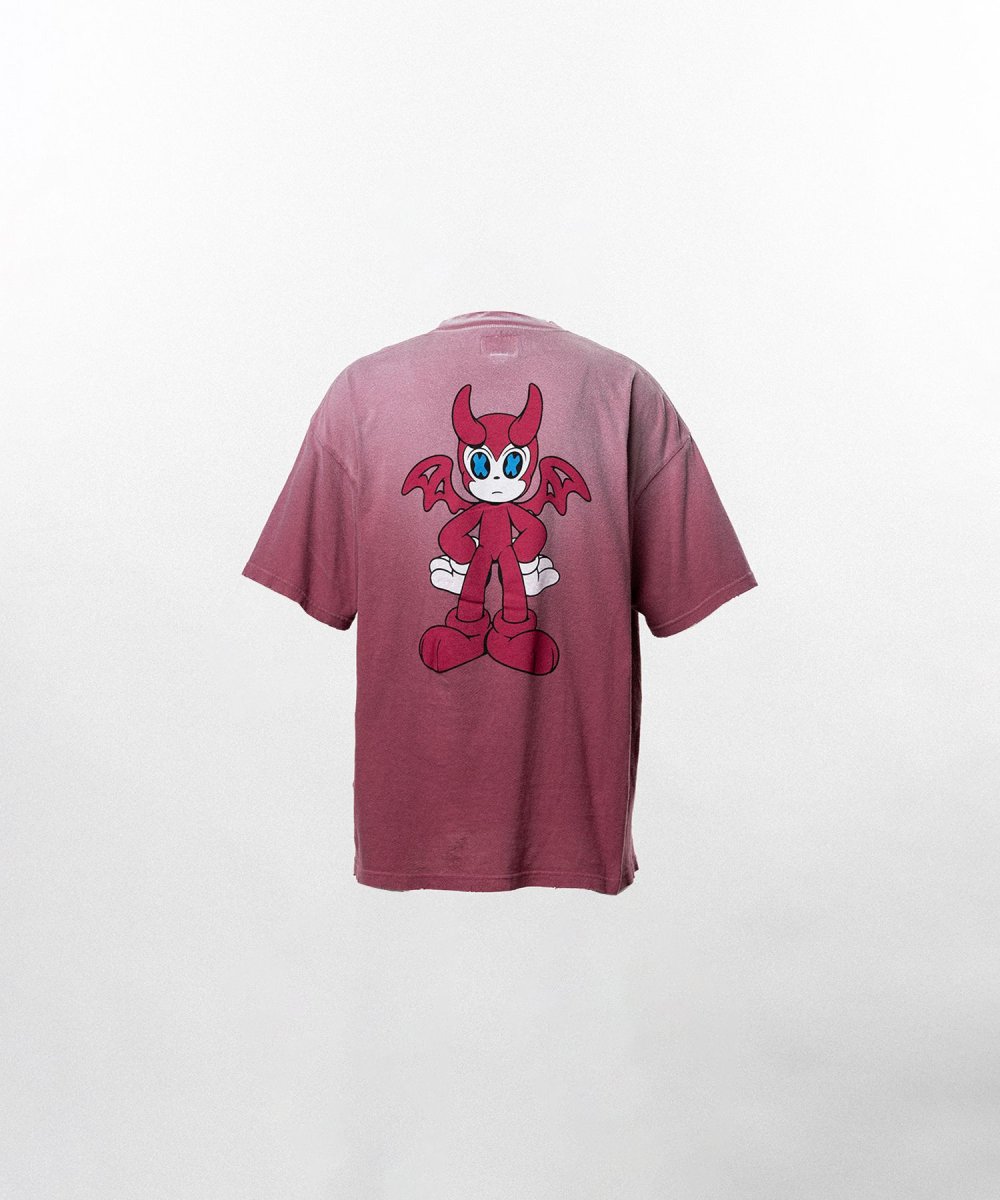 画像2: KAMIYA BAKENEKO"Distressed Pocket T-shirt (2)