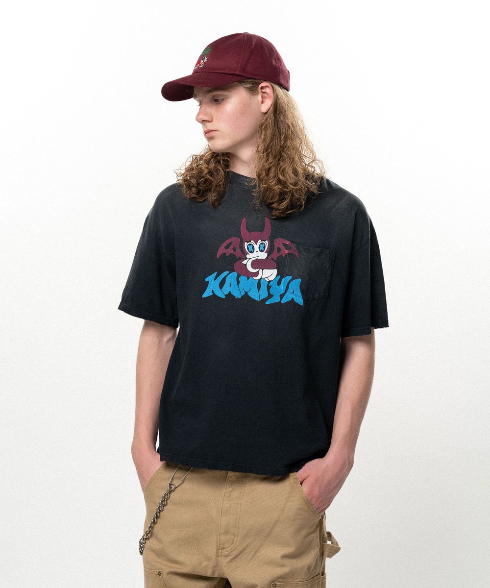 画像5: KAMIYA BAKENEKO"Distressed Pocket T-shirt (5)
