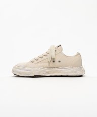 画像2: "PETERSON23" OG Sole Bleached Canvas Low-top Sneakers (2)