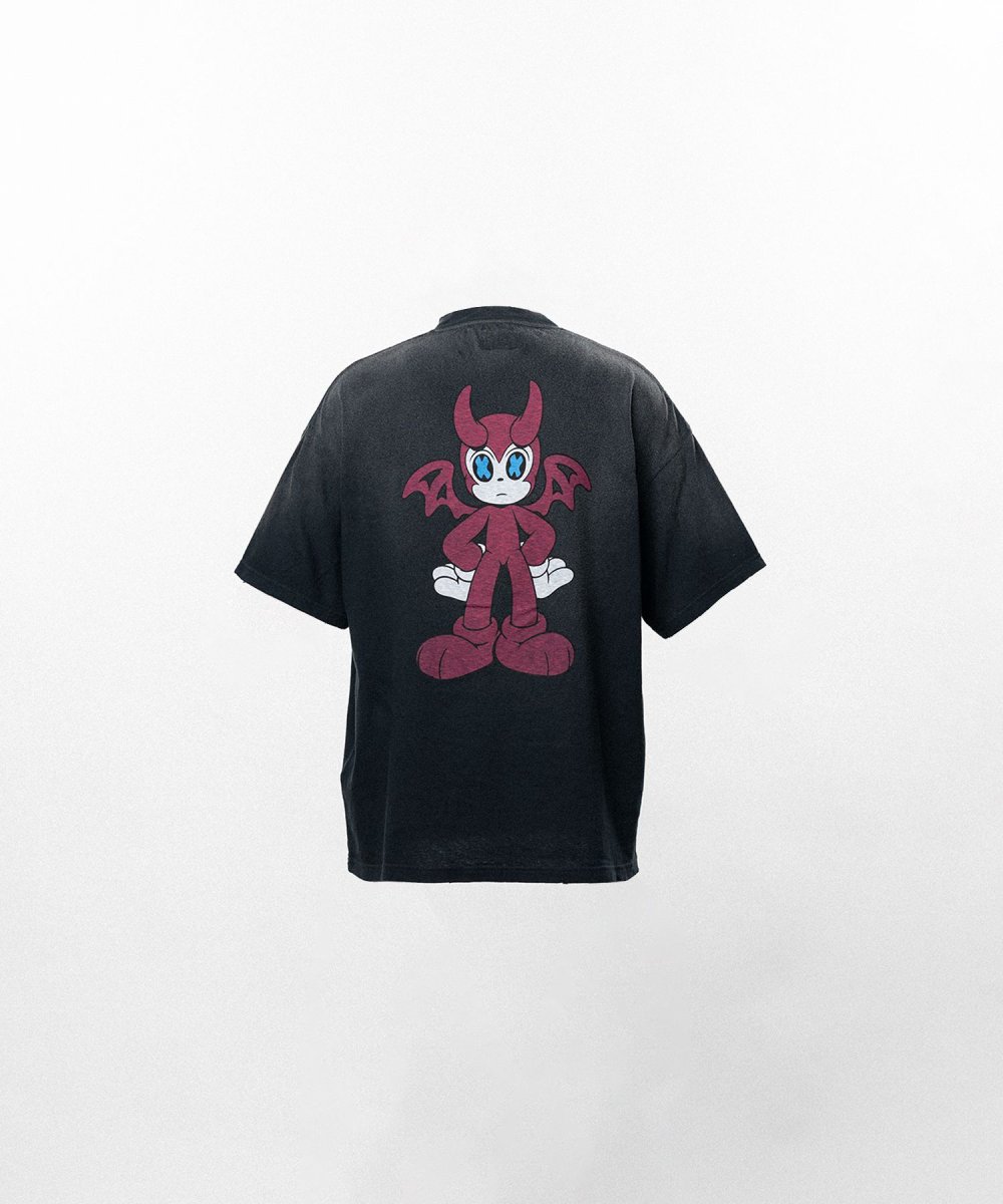 画像2: KAMIYA BAKENEKO"Distressed Pocket T-shirt (2)