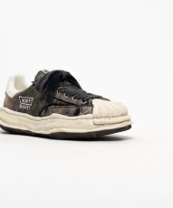 画像3: "BLAKEY" OG Sole Bleached Canvas Low-top Sneakers (3)