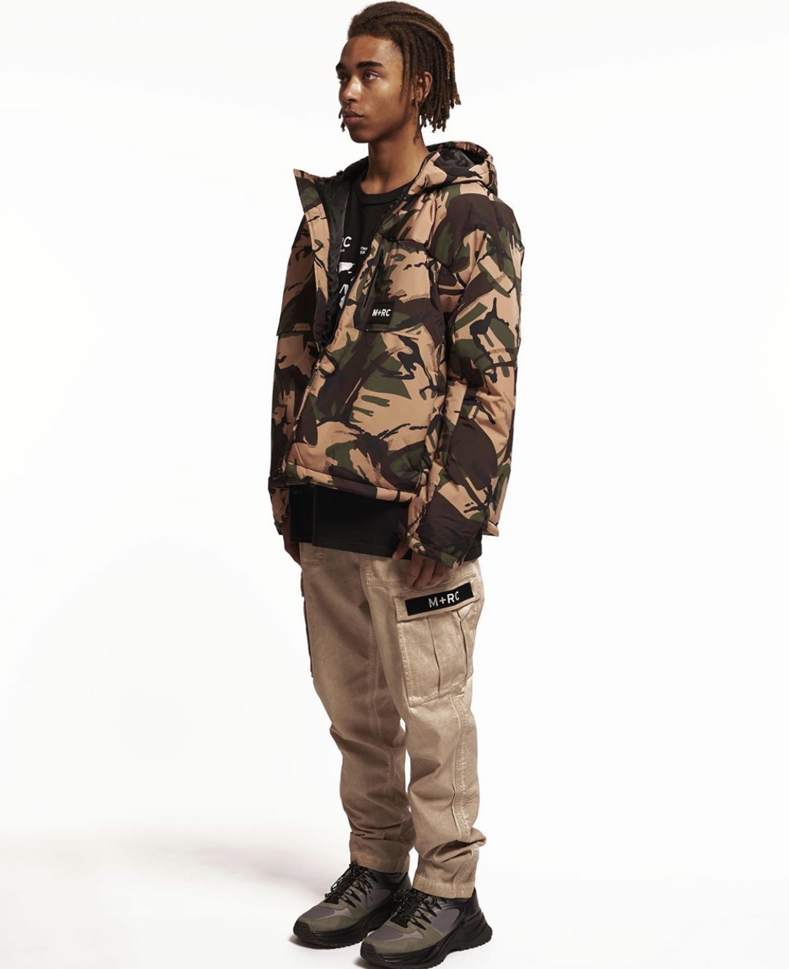 M+RC NOIR CAMO EAST PUFFER JACKET マルシェノア ジャケット 正規取扱
