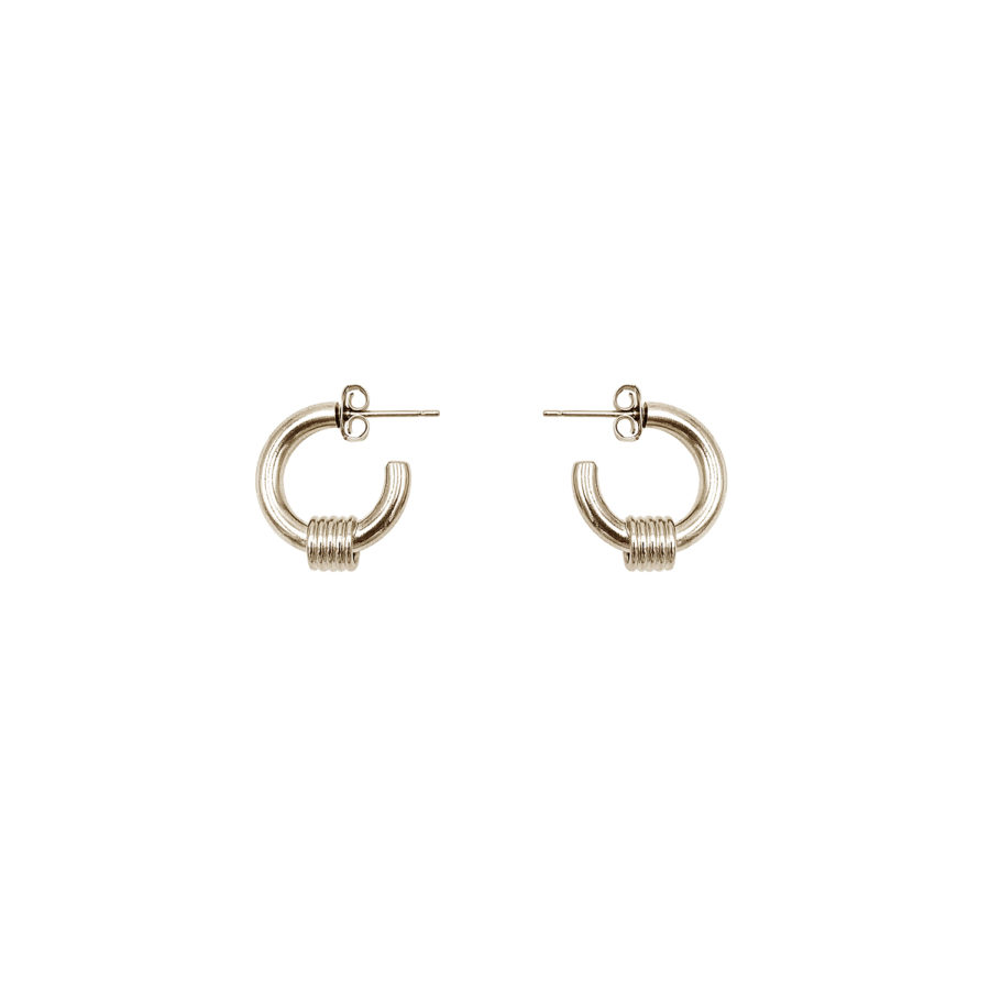 JUSTINE CLENQUET ジュスティーヌクランケ CARRIE gold earring ピアス