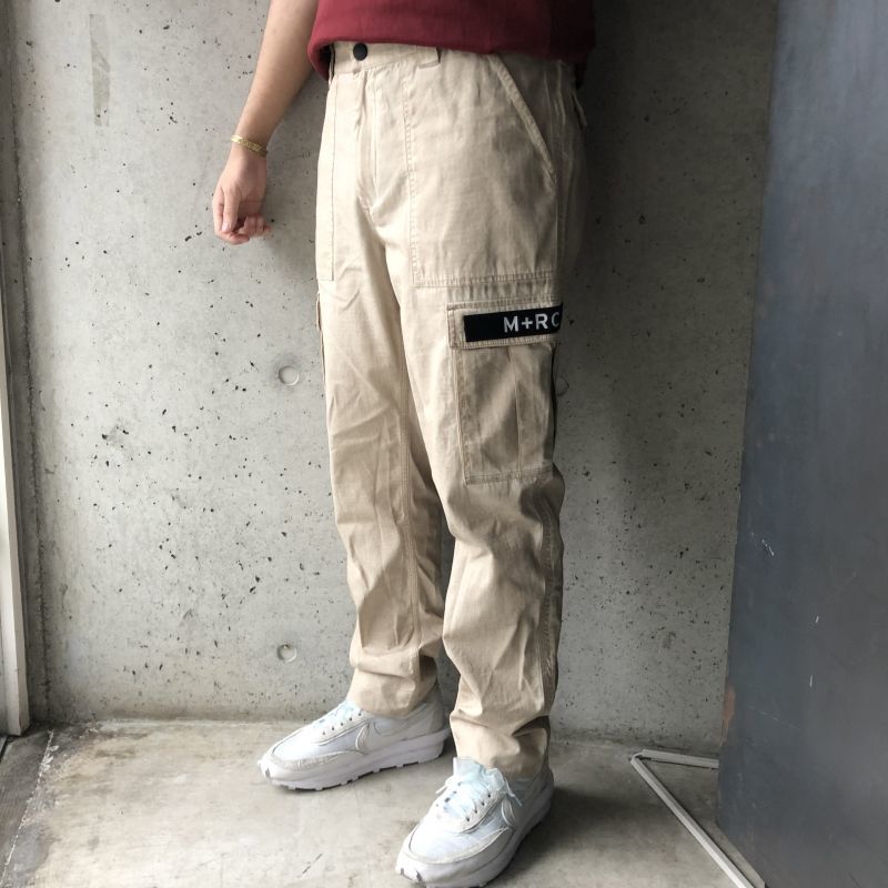 M+RC NOIR CARGO COTTON PANTS/BEIGE マルシェノア パンツ 正規取扱店 