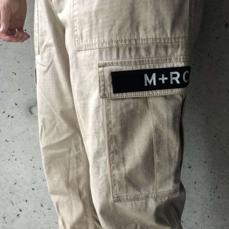 M+RC NOIR CARGO COTTON PANTS/BEIGE マルシェノア パンツ 正規取扱店 