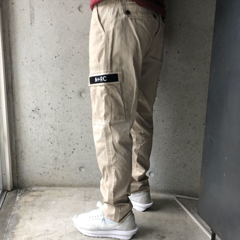 M+RC NOIR CARGO COTTON PANTS/BEIGE マルシェノア パンツ 正規取扱店 