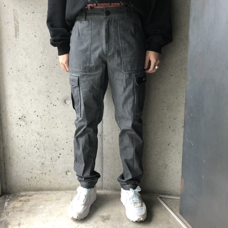 M+RC NOIR CARGO COTTON PANTS/GRAY マルシェノア パンツ 正規取扱店