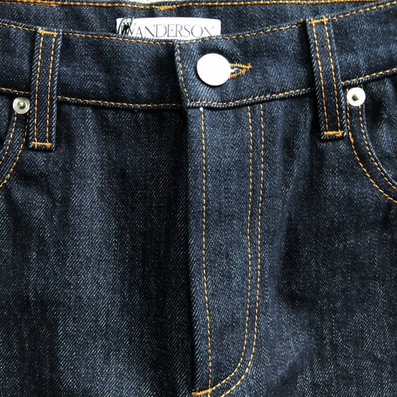 定価10万JW ANDERSON ロゴ刺繍トグル ペインター デニム パンツ 日本割