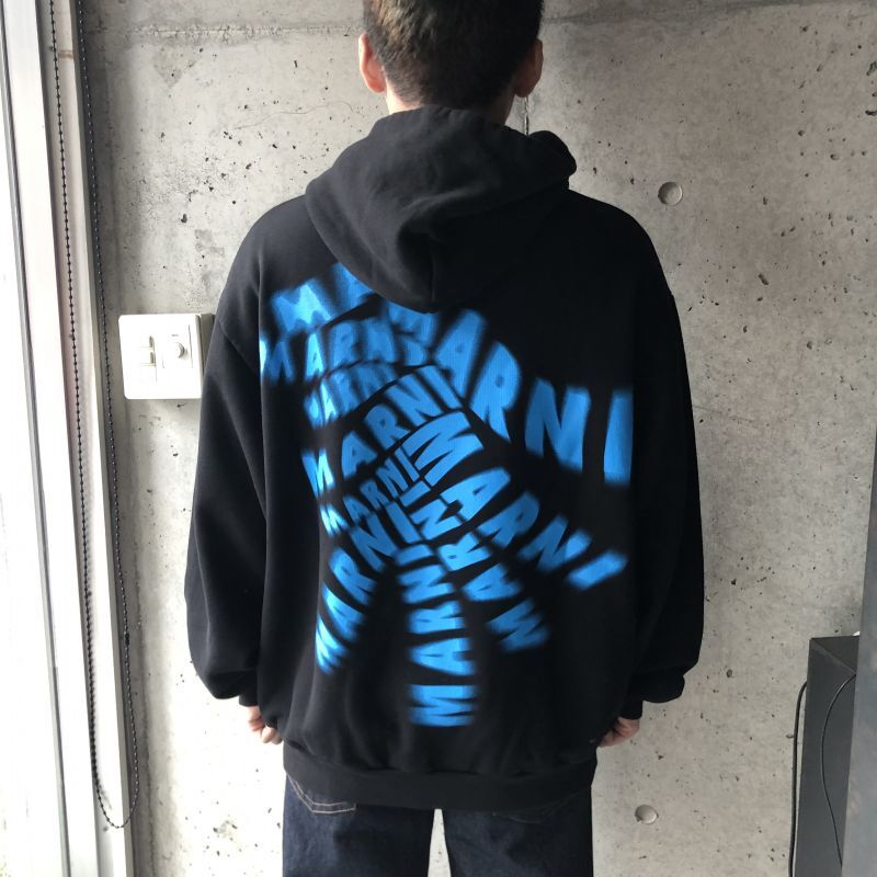 奉呈 マルニ メンズ パーカー スウェットシャツ アウター ロゴ fawe.org