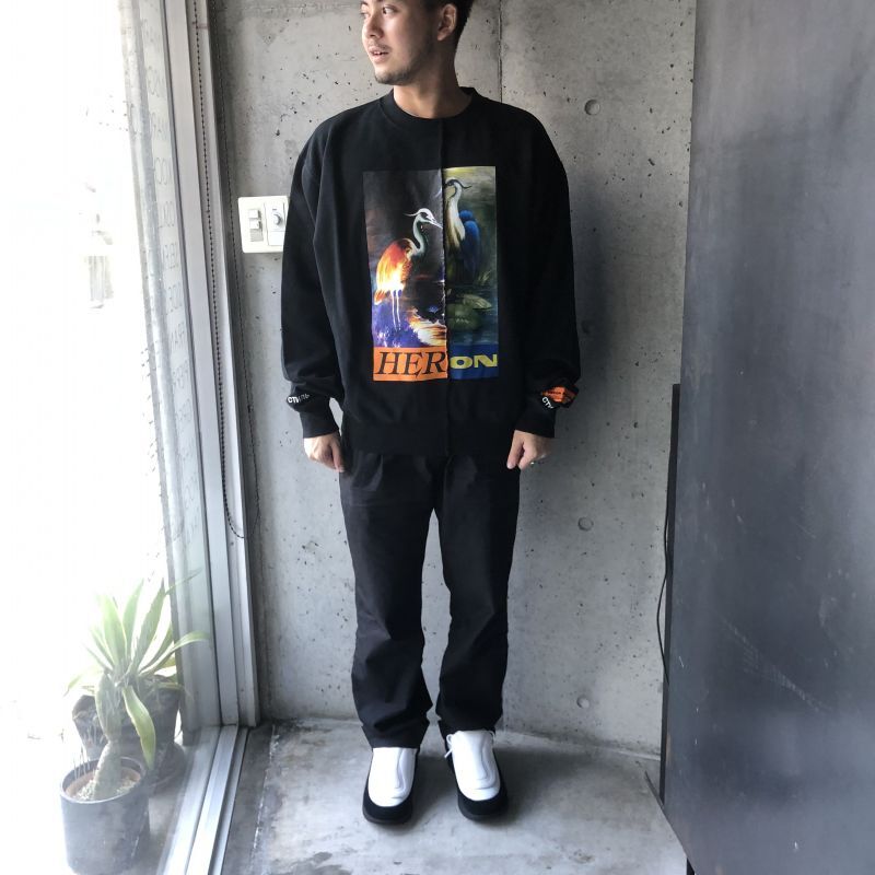 heron preston Chinese logo スウェット