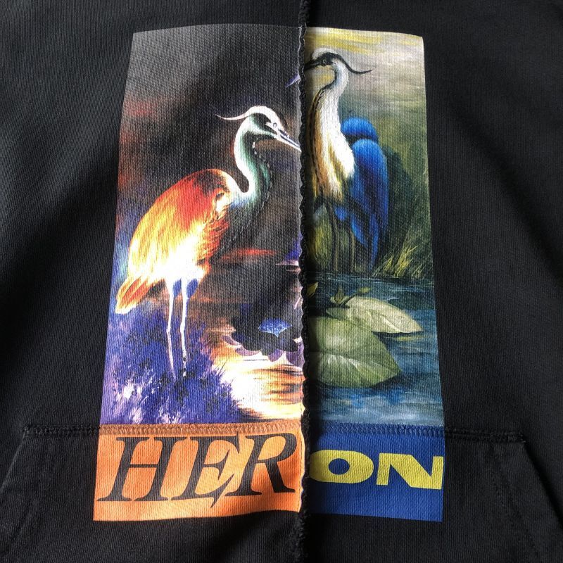 【正規取扱店販売品】HERON PRESTON ヘロンプレストン グラフィックパーカー　ご注文確認後即日発送　/ 送料無料