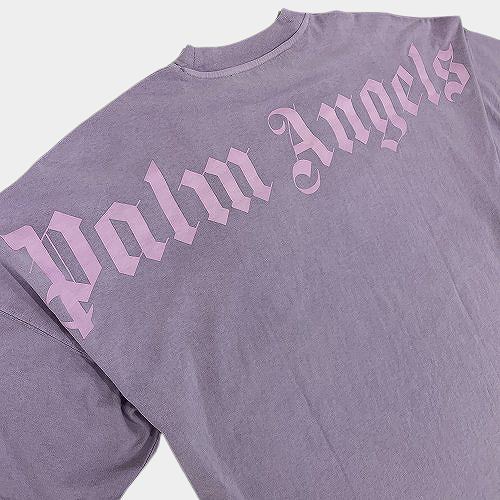 【正規取扱店販売品】Palm Angels GD Classic LOGO OVER TEE LILAC WHITE パームエンジェルス Tシャツ　 ご注文確認後即日発送　/ 送料無料