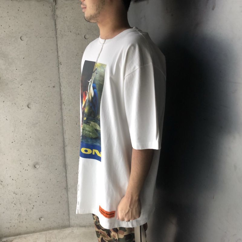 HERON PRESTON ヘロンプレストン キャタピラーコラボTシャツ 正規取扱 