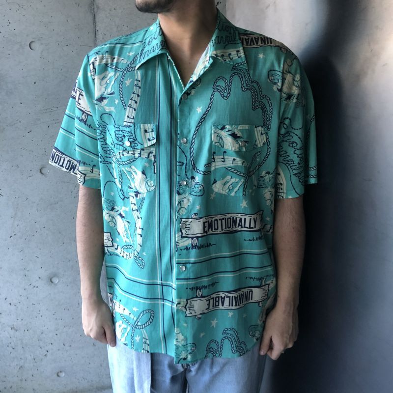 EMOTIONALLY UNAVAILABLE EU ロデオバンダナ 半袖シャツ-