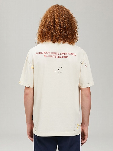 Palm Angels PALM TREE PAINTED T-SHIRT ツリー ペイントT 正規取扱 