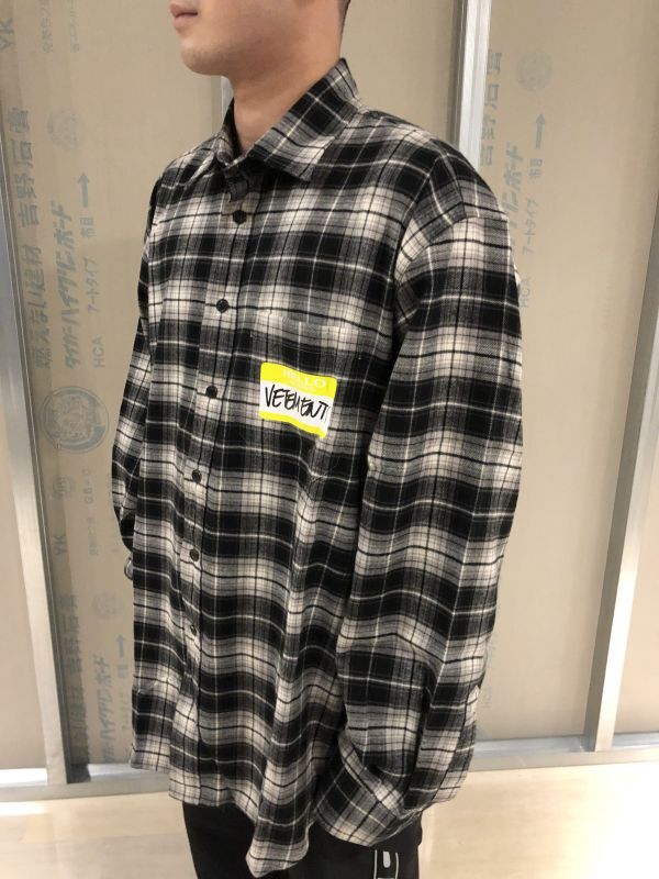 VETEMENTS （ヴェトモン）ヴェトモンシャツ 正規取扱店公式通販 即日