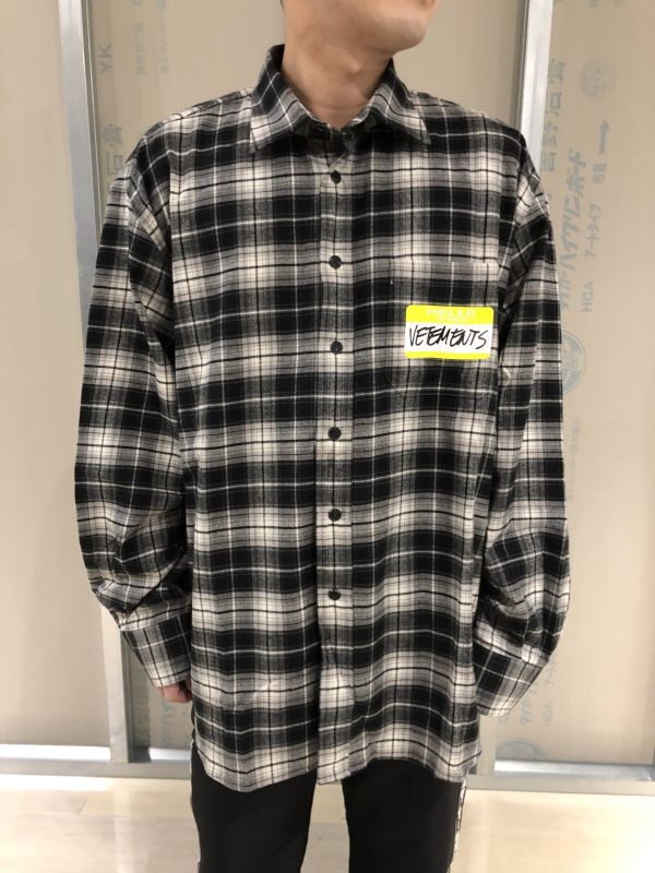 VETEMENTS （ヴェトモン）ヴェトモンシャツ 正規取扱店公式通販 即日