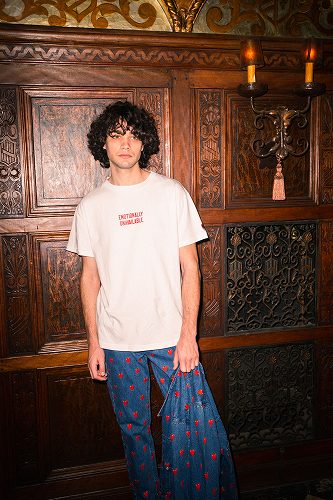 【正規取扱店販売品】Emotionally Unavailable エモーショナリー アンアベイラブル EU ALL OVER PRINT DENIM  JEANS デニム ジーンズ ご注文確認後即日発送 / 送料無料
