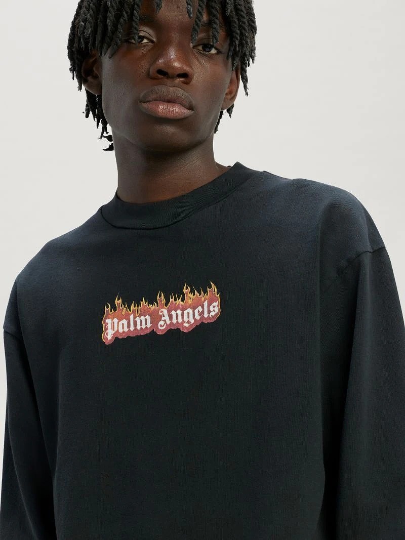 新品　PALM ANGELS BURNING TEE  M