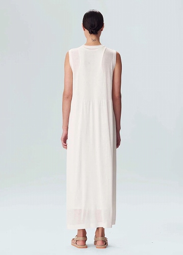 【OSKLEN オスクレン WHITE FLOWER FLUID DRESS ドレス 正規取扱店舗公式通販 沖縄セレクトショップ