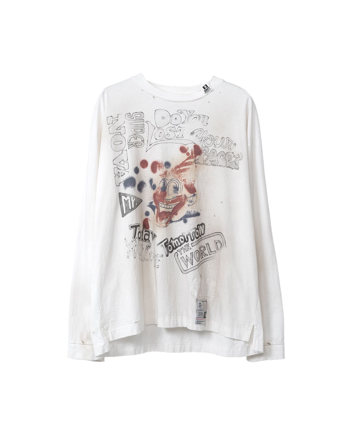メゾン ミハラヤスヒロ ダメージTシャツ 46 MIHARA YASUHIRO