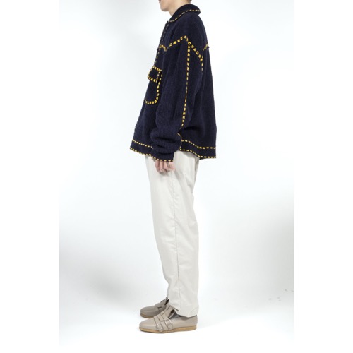 PHINGERIN フィンガリン PG1 KNIT JACKET NAVY ジャケット