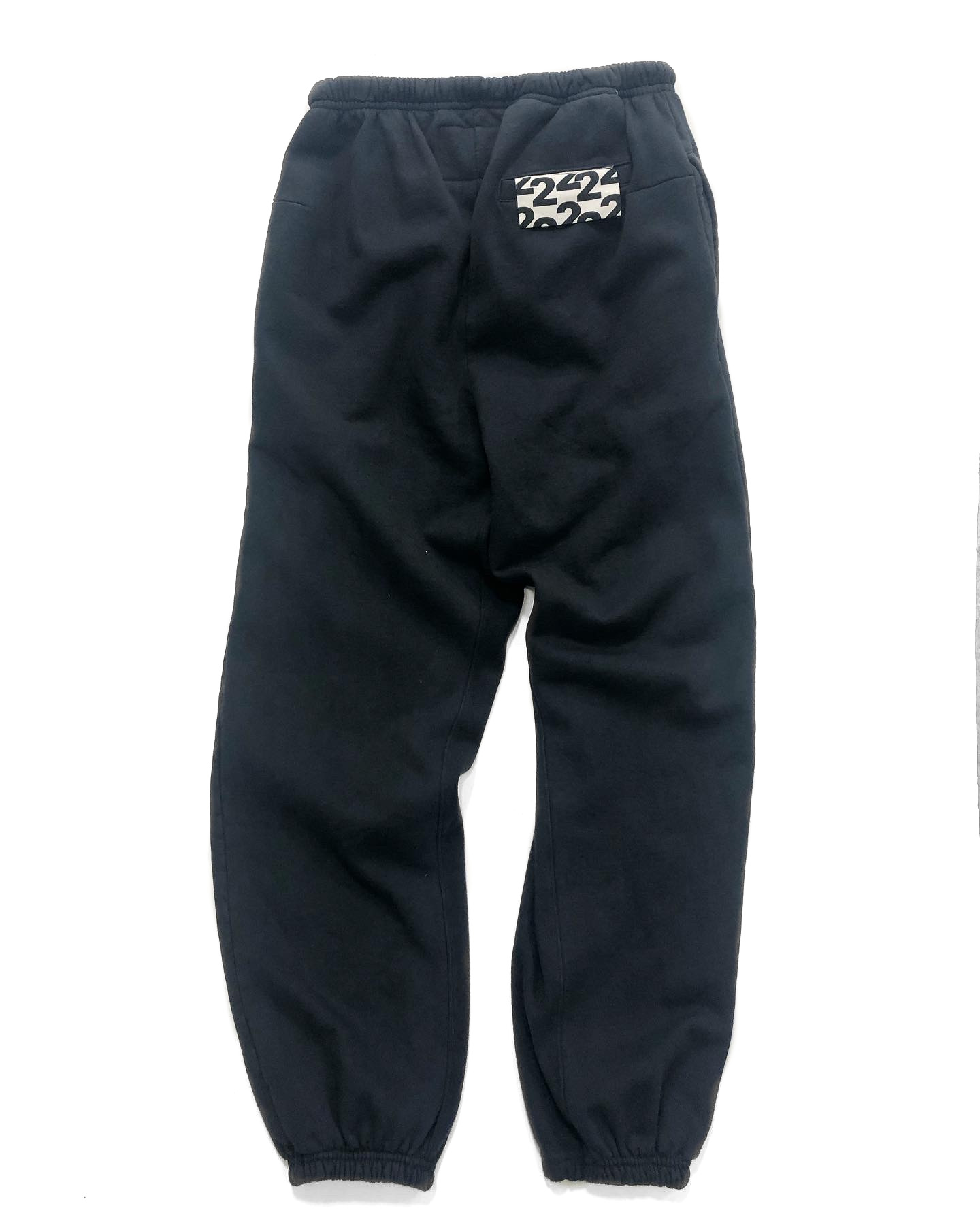 RRR123 RIVINGTON roi Rebis リヴィントンロイレビス BAPTISM SWEAT PANTS ヴィンテージ加工プリントスウェットロングパンツ グレー