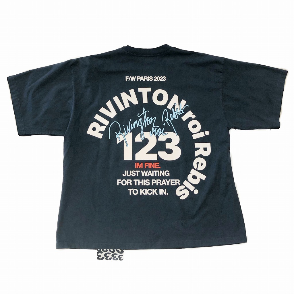 RRR123 RIVINGTON roi Rebis Tシャツ 正規取扱店公式通販 ご注文確認後