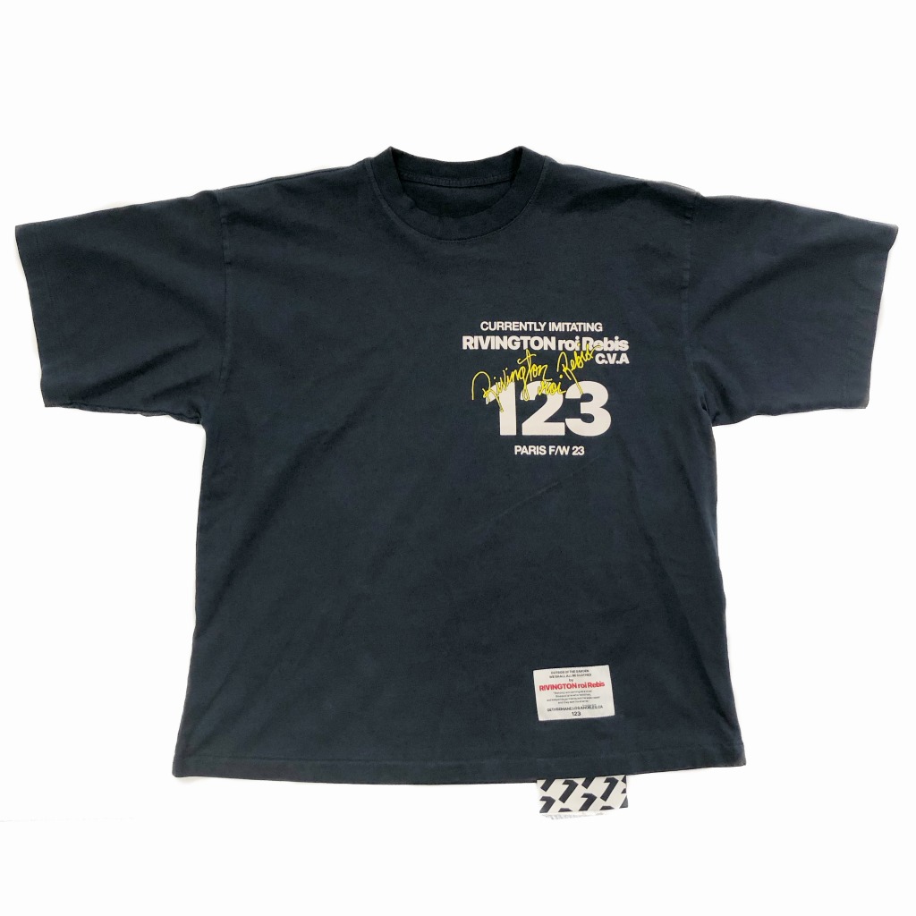 RRR123 RIVINGTON roi Rebis Tシャツ 正規取扱店公式通販 ご注文確認後 ...